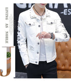 Gotmes Spring And Autumn Jeans Coat Men's Korean-style Fashion Students Handsome Versatile Jacket MEN'S Wear Summer New Style Cowb