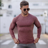 New Fashion Winter Hooded Sweater Men Warm Turtleneck Mens Sweaters Slim Fit Pullover Men Classic Sweter Men Knitwear