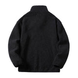 Unisex Lamb Wool Teddy Coat Men Women Cashmere Fleece Jacket Teen Couple Warm Clothing Boy Girls Varsity Techwear Spring