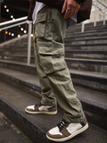 Cargo Pants Men  Hip Hop Streetwear Jogger Pant Fashion Trousers Multi-Pocket Casual Joggers Sweatpants Men Pants