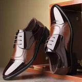 Luxury Business Oxford Leather Shoes Men Breathable Rubber Formal Dress Shoes Male Office Wedding Flats Footwear