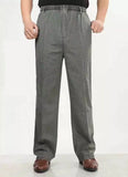 New Men's Business casual Pants Men Solid Color Pockets Cotton Pants Breathable Fashion Soft Comfortable Trousers Plus Size 5XL