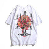 Cotton Cool Oversized T Shirt Gothic High Street Hip Hop T-shirt Men Women Summer Blouse Harajuku Loose Devil Tshirt Streetwear