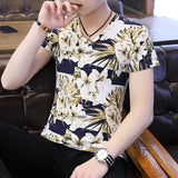 O Neck Casual T-Shirts Summer Solid Color Cotton Slim Fit Men Tees Tops Basic Style Fitness  Men's Short Sleeve TShirt