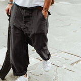 New Fashion Solid All-match Long Trouser Men Casual Loose Straight Pants For Mens Autumn Winter Simple Harajuku Pants Streetwear