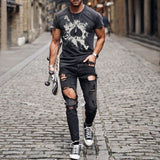 Men's T-shirt Summer Casual T Shirt Men Clothing O-neck Male Tee Tops Hip Hop Streetwear Tshirt Fashion T Shirt For Men