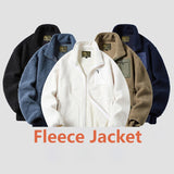 Unisex Lamb Wool Teddy Coat Men Women Cashmere Fleece Jacket Teen Couple Warm Clothing Boy Girls Varsity Techwear Spring