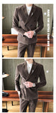 Elegant Wine Red Suits Mens Velvet Luxury Suits For Mens Groom Wedding Velour Suits Gentlemen Dress 2 pcs Flannel Green Burgundy