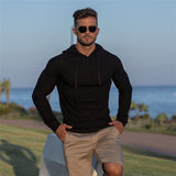New Fashion Winter Hooded Sweater Men Warm Turtleneck Mens Sweaters Slim Fit Pullover Men Classic Sweter Men Knitwear