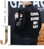 Gotmes Spring And Autumn Jeans Coat Men's Korean-style Fashion Students Handsome Versatile Jacket MEN'S Wear Summer New Style Cowb