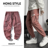 Streetwear Cargo Pants Men Reflective Loose Hip Hop Casual Pants Mens Harem Pant Harajuku Jogger Sweatpant Men Trousers