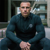 New Men's Long-sleeved Camouflage Fitness Spring Self-cultivation T-shirt Leisure Gym Fitness Quick-drying Sports Fashion Tops