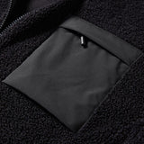 Unisex Lamb Wool Teddy Coat Men Women Cashmere Fleece Jacket Teen Couple Warm Clothing Boy Girls Varsity Techwear Spring