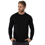 Men's 100% Merino Wool Thermal long sleeve T Shirt Base Laye Merino Wool Shirt 250g Wicking Breathable Anti-Odor