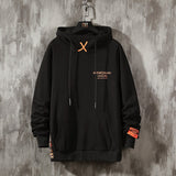 Hoodie Men Pullover Men's Colorblocked Best Quality New Fashion Sweatshirts Mens Patchwork Japanese Retro Hooded