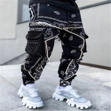 New hot printing cashew spend leisure sports haroun pants men more than Europe and the United States relaxed high street bag