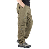 Spring Mens Cargo Pants Khaki Military Men Trousers Casual Cotton Tactical Pants Men Big Size Army Pantalon Militaire Homme