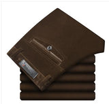 Corduroy pants loose middle-aged joggers middle-aged men dad installed in autumn and winter men's casual Trousers for men