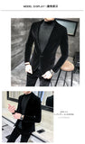 Elegant Wine Red Suits Mens Velvet Luxury Suits For Mens Groom Wedding Velour Suits Gentlemen Dress 2 pcs Flannel Green Burgundy