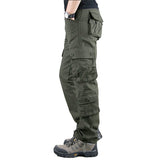 Spring Mens Cargo Pants Khaki Military Men Trousers Casual Cotton Tactical Pants Men Big Size Army Pantalon Militaire Homme