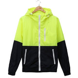 Men Casual Spring Autumn Lightweight Jacket  Arrival Hooded Contrast Color Zipper up Jackets Outwear Cheap