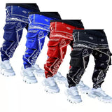 New hot printing cashew spend leisure sports haroun pants men more than Europe and the United States relaxed high street bag