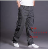 Large Size summer Men Cargo Pants Cotton Pocket Big size 8XL 9XL 3XL Summer Autumn Loose army green Casual Safari Style Pants
