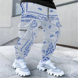 New hot printing cashew spend leisure sports haroun pants men more than Europe and the United States relaxed high street bag