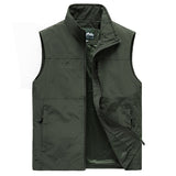 Men's Vests New Arrival Men Sleeveless Vest Summer Spring Autumn Casual Travels Vest Outdoors Multi-pockets Vest Waistcoat Male