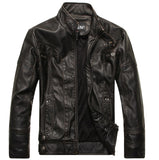 Mens Leather Jackets Autumn Winter Male Classic Motorcycle High Quality PU Leather Jacket Casual Jaqueta De Couro Masculin 5XL