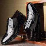 Luxury Business Oxford Leather Shoes Men Breathable Rubber Formal Dress Shoes Male Office Wedding Flats Footwear