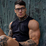 New Brand Bodybuilding Lndividual Design Tank Top Men Gyms-clothing Breathable Fitness Gyms Shirt Muscle Workout Tank Top