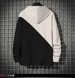 Japan Fashion Style Casual O-Neck Spring Autumn Black Hoodie Sweatshirt Men'S Thick Fleece Hip Hop High Streetwear Clothes