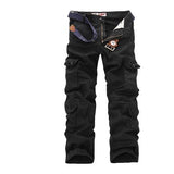 Fashion Military Cargo Pants Men Loose Baggy Tactical Trousers Oustdoor Casual Cotton Cargo Pants Men Multi Pockets Big size