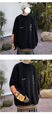 Autumn Cotton Hip Hop Men Sweater Pullover pull homme Van Gogh Painting Embroidery Knitted Sweater Vintage Mens Sweaters