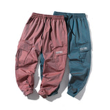 Streetwear Cargo Pants Men Reflective Loose Hip Hop Casual Pants Mens Harem Pant Harajuku Jogger Sweatpant Men Trousers