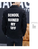 Gotmes Spring And Autumn Jeans Coat Men's Korean-style Fashion Students Handsome Versatile Jacket MEN'S Wear Summer New Style Cowb