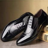 Luxury Business Oxford Leather Shoes Men Breathable Rubber Formal Dress Shoes Male Office Wedding Flats Footwear