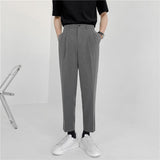 Summer Multi-color Suit Pants Men's Fashion Business Society Mens Dress Pants Korean Loose Straight Casual Pants Men Trousers