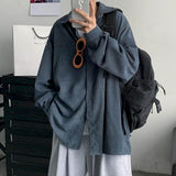Gotmes Men's shirt casual Korean ruffian handsome corduroy jacket trend Harajuku all-match Hong Kong style autumn long-sleeved shirt