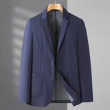 High Quality Blazer Men's British Style Elegant High-end Simple Business Fashion Leisure Work Shopping Gentleman Suit Jacket