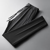 Brand Summer Pants for Men Business Casual Fashion Thin Breathable Men Trousers Mid Straight Solid Color Men Pants