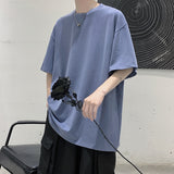 Men 100% Cotton Harajuku Graphic Short Sleeve T Shirts Summer Black Classical Tee Male Women Oversized O-Neck Hip Hop Tops