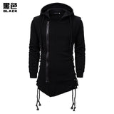 Autumn New Men Hoodies Sweatshirts Casual Solid Long Sleeve Hoodie Men Slim Fit Dark Hooded Loose Jacket Coats