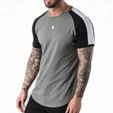 Men's Street T-shirt Summer Men's 3D Stripe Printing Short Sleeve Tops Fashion Everyday T Shirt Oversized Tee Shirt Men Clothing