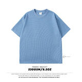 Neploha Waffle T-shirts For Men Basic Tee Casual T shirt Oversized Tops Quality Unisex Short Tshirts Tees Men Clothing
