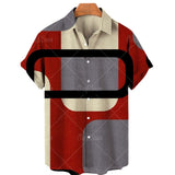 Male Shirt Oversized Plaid Floral Short Sleeve Tops Summer Casual Holiday Buttons Social Luxury Clothing Men Hawaii Shirts 5XL