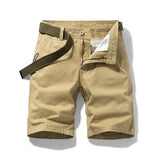 New Summer Men Cargo Shorts Cotton Casual Mens Shorts Pants Jogger Military Solid Straight Cargo Shorts Men Brand Clothing