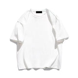 Men Blank T-shirt White Cotton Oversized Vintage Solid Color T-shirt Big Size Women Fashion T Shirt Free Shipping Men's Clothes
