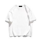 Men Blank T-shirt White Cotton Oversized Vintage Solid Color T-shirt Big Size Women Fashion T Shirt Free Shipping Men's Clothes
